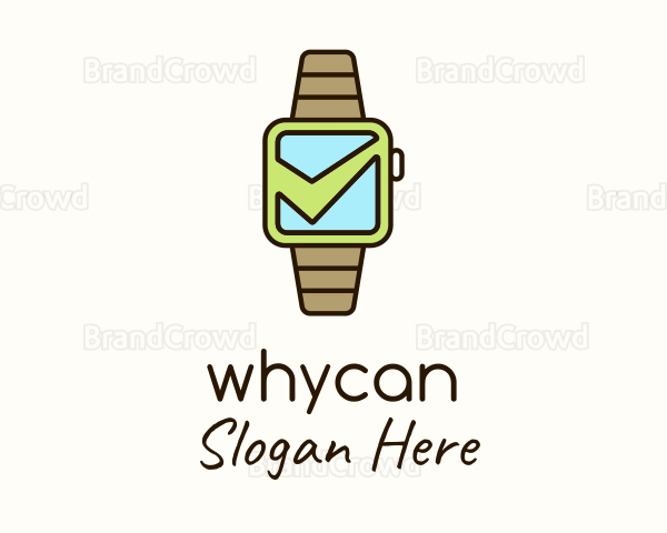 Check Wrist Watch Logo