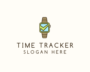 Check Wrist Watch logo design