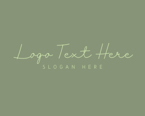 Handwritten - Luxury Minimalist Brand logo design