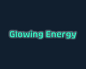 Futuristic Glowing Tech logo design