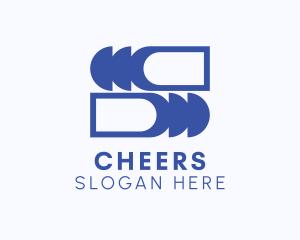 Technology - Spliced Streaming App Letter D logo design
