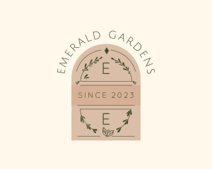 Organic Natural Plant Spa  logo design