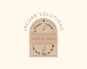 Organic Natural Plant Spa  logo design