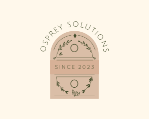 Organic Natural Plant Spa  logo design