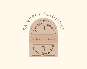 Organic Natural Plant Spa  logo design