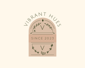 Organic Natural Plant Spa  logo design