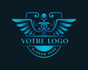 Consultation - Physician Caduceus Medicine logo design