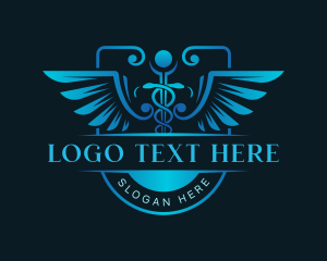 Chemist - Physician Caduceus Medicine logo design