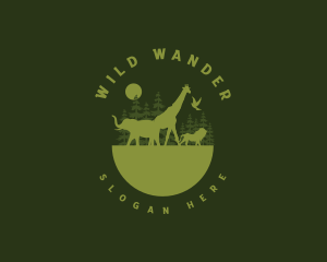 Wild Animal Jungle logo design