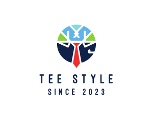 T Shirt - Shirt Suit Neck Tie logo design