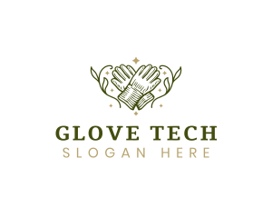 Landscaping Gloves Garden logo design