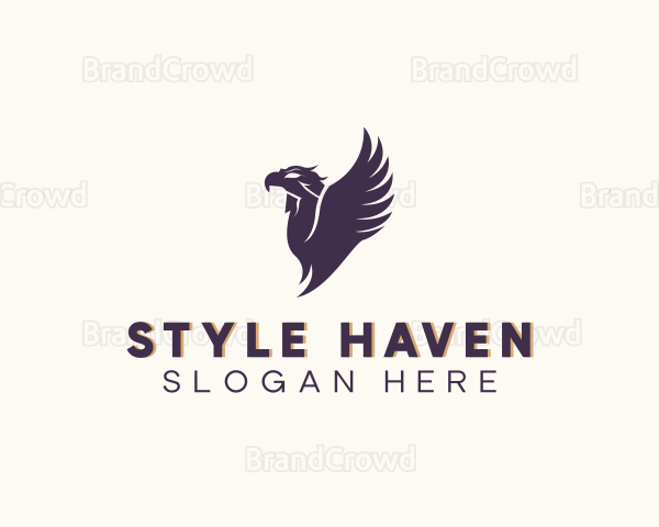 American Bald Eagle Bird Logo