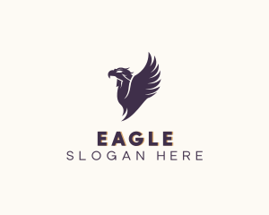 American Bald Eagle Bird logo design