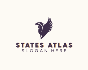 American Bald Eagle Bird logo design