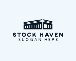 Stockroom - Storage Warehouse Building logo design