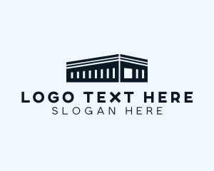 Factory - Storage Warehouse Building logo design