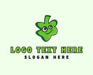 Children - Smiling Leaf Vegetable logo design