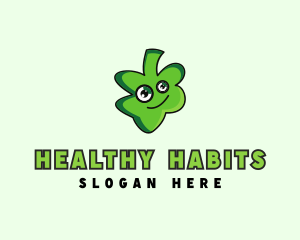 Dietitian - Smiling Leaf Vegetable logo design