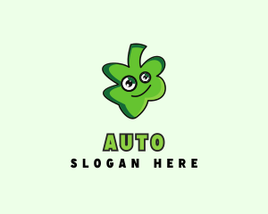 Eye - Smiling Leaf Vegetable logo design