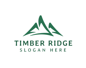 Mountain Peak Hiking logo design