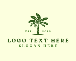 Sustainabilty - Banana Tree Plant logo design