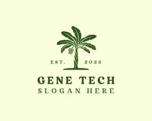 Banana Tree Plant logo design