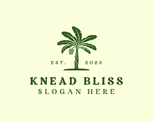 Banana Tree Plant logo design