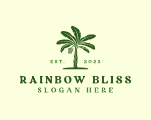 Banana Tree Plant logo design