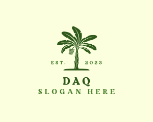 Organic - Banana Tree Plant logo design