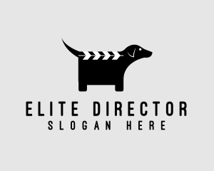 Director - Dog Clapperboard Film logo design