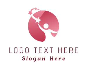 Small Business Make A Wish Logo with Social Media and Business Card Set Custom Logo Design