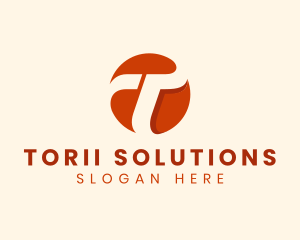 Professional Modern Letter T logo design