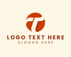 Negative Space - Professional Modern Letter T logo design