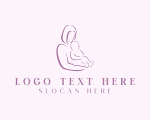 Pediatrician - Infant Mother Postpartum logo design