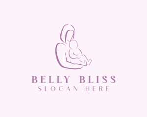 Infant Mother Postpartum logo design