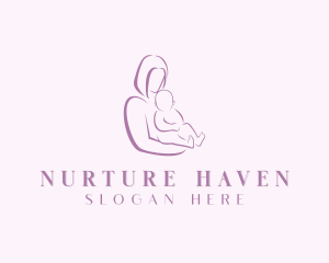 Postpartum - Infant Mother Postpartum logo design