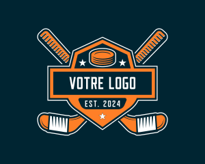 League - Hockey Athletic Team logo design