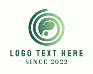 Ecosystem - Spiral Leaf Gardening logo design