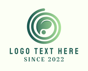 Leaf - Spiral Leaf Gardening logo design