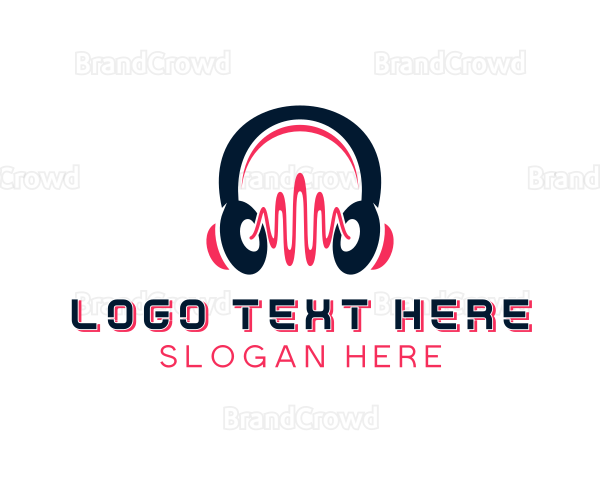 Headset Recording Studio Logo