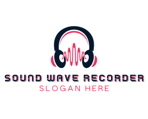 Headset Recording Studio logo design