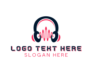 Headset Recording Studio Logo