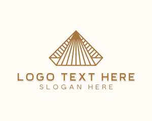 Abstract - Pyramid Architect Developer logo design