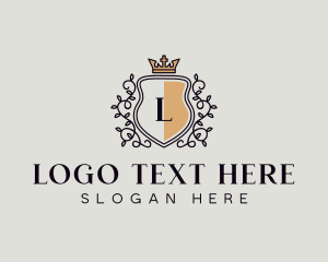 Regal - Royal High End Wreath logo design
