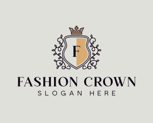 Royal High End Wreath logo design