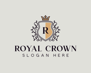 Royal High End Wreath logo design