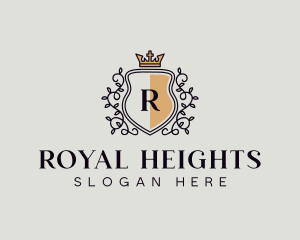 Royal High End Wreath logo design