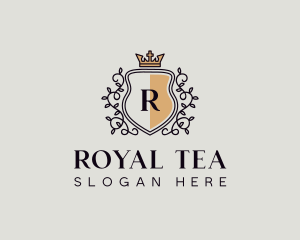 Royal High End Wreath logo design