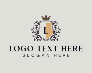 Academy - Royal High End Wreath logo design