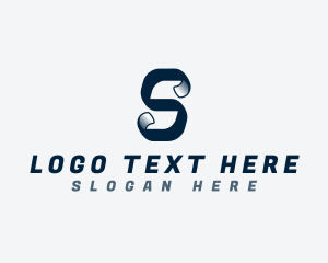 Lettermark - Gradient Studio Cursive logo design